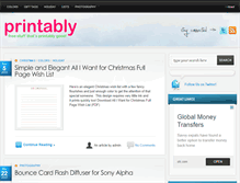Tablet Screenshot of printably.com